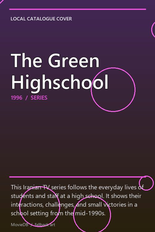 The Green Highschool poster