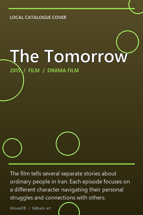The Tomorrow poster