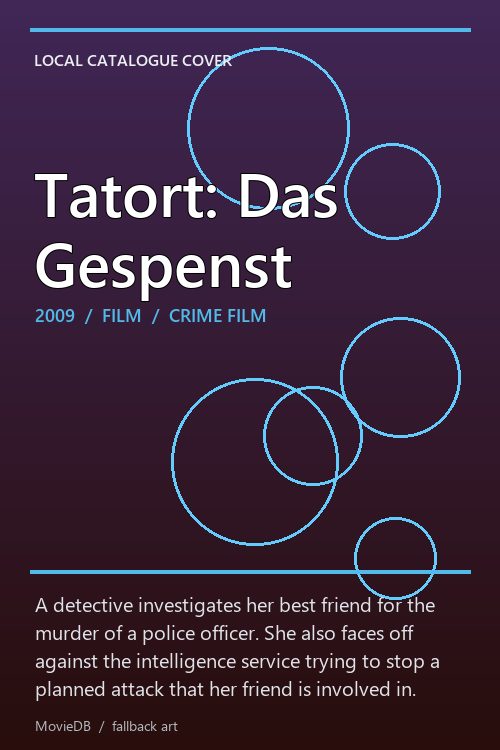 Tatort: Das Gespenst poster