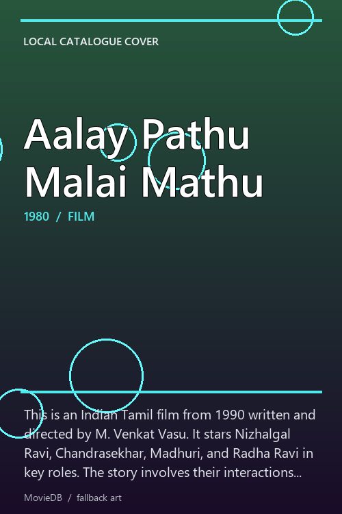 Aalay Pathu Malai Mathu poster
