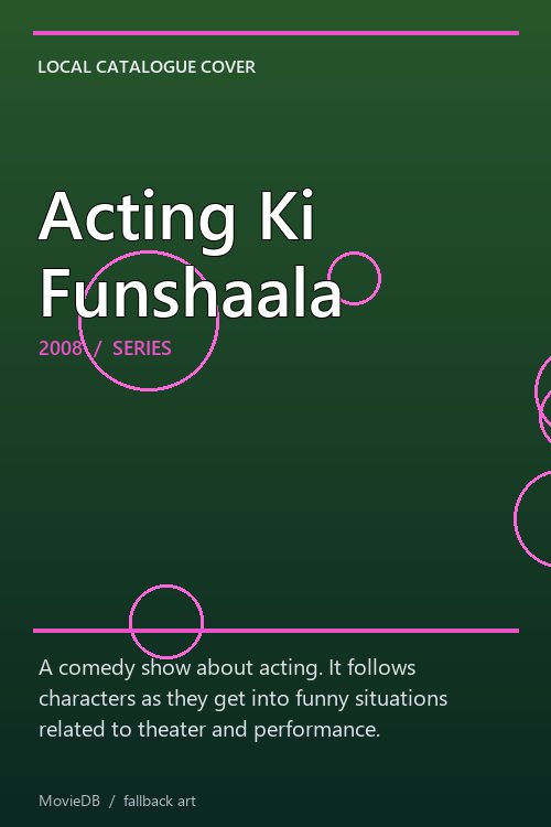 Acting Ki Funshaala poster