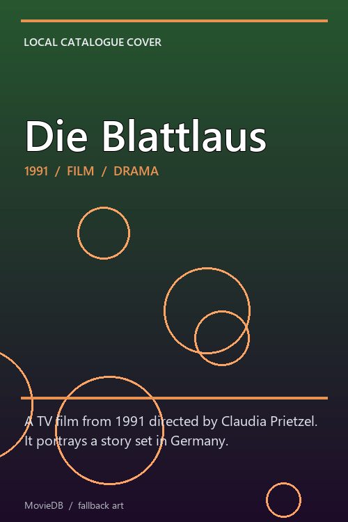 Die Blattlaus poster