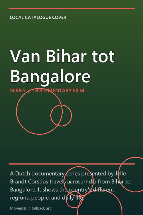Van Bihar tot Bangalore poster