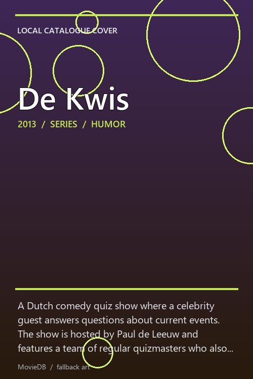 De Kwis poster