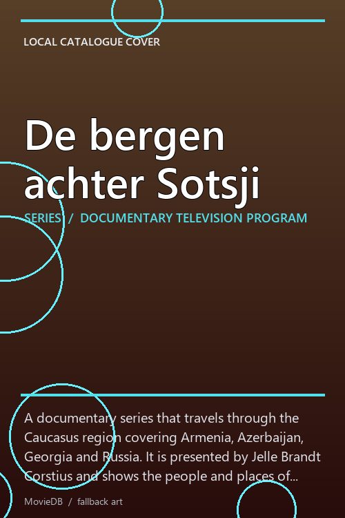 De bergen achter Sotsji poster