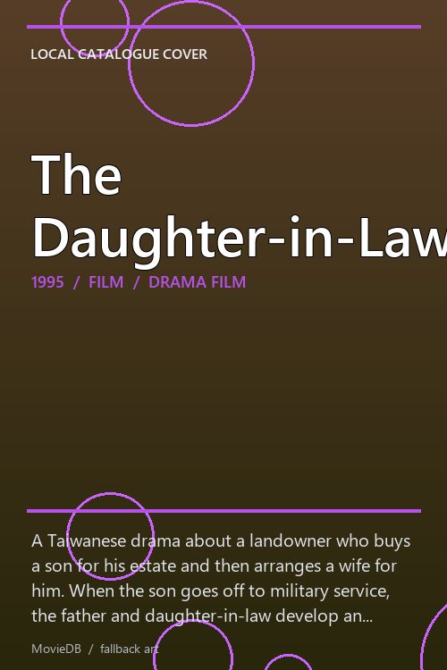 The Daughter-in-Law poster