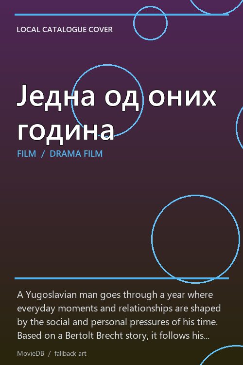 Једна од оних година poster