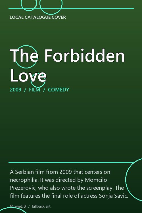 The Forbidden Love poster