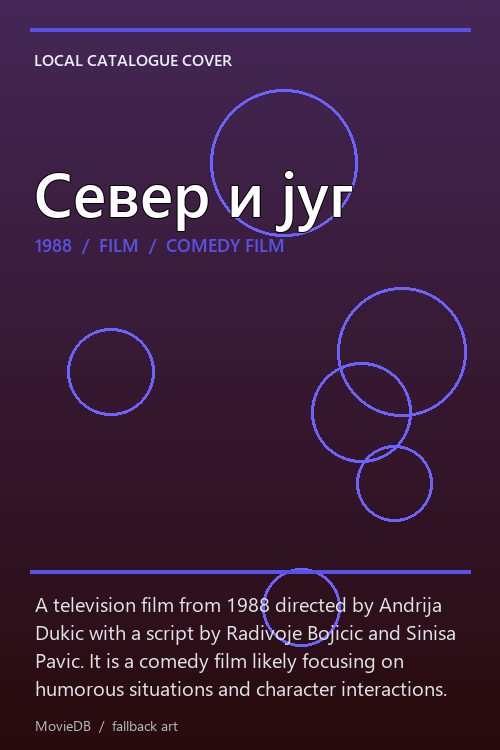 Север и југ poster