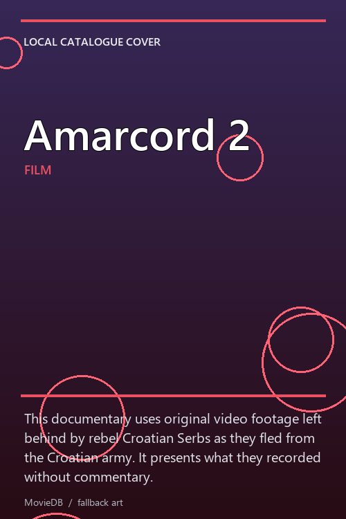 Amarcord 2 poster