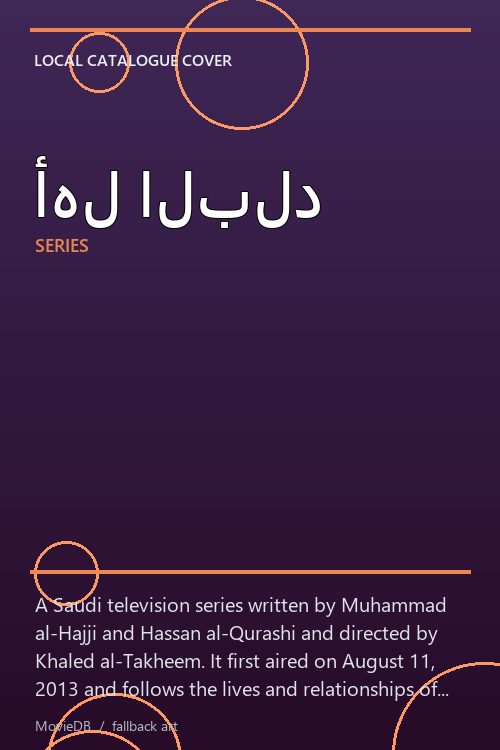 أهل البلد poster