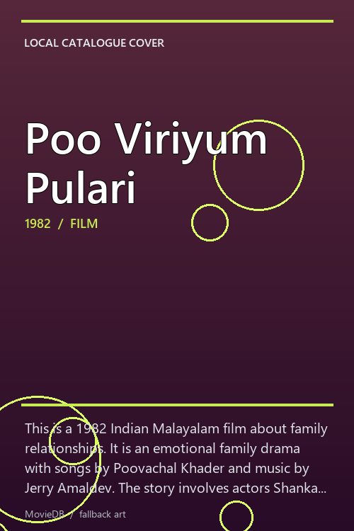 Poo Viriyum Pulari poster