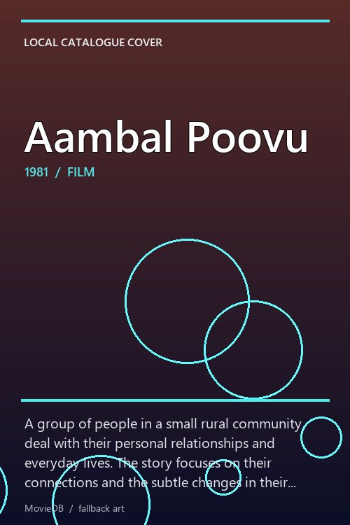 Aambal Poovu poster