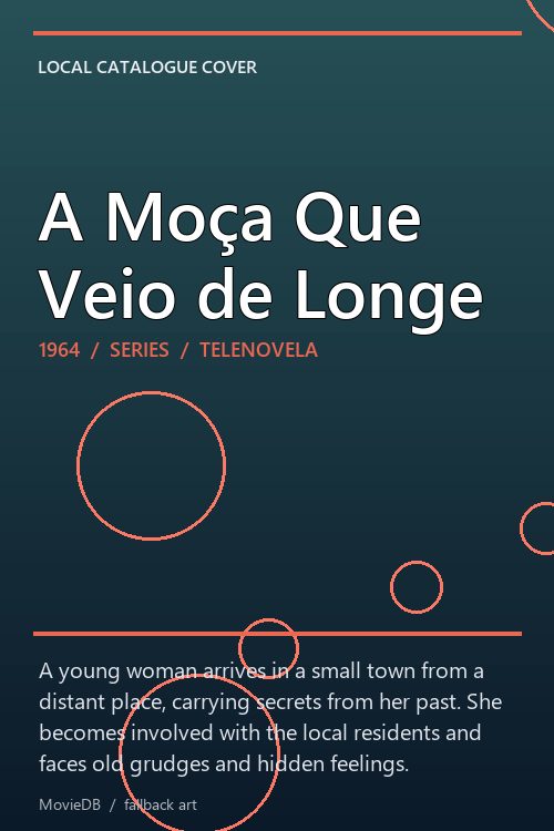 A Moça Que Veio de Longe poster