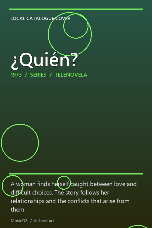 ¿Quién? poster