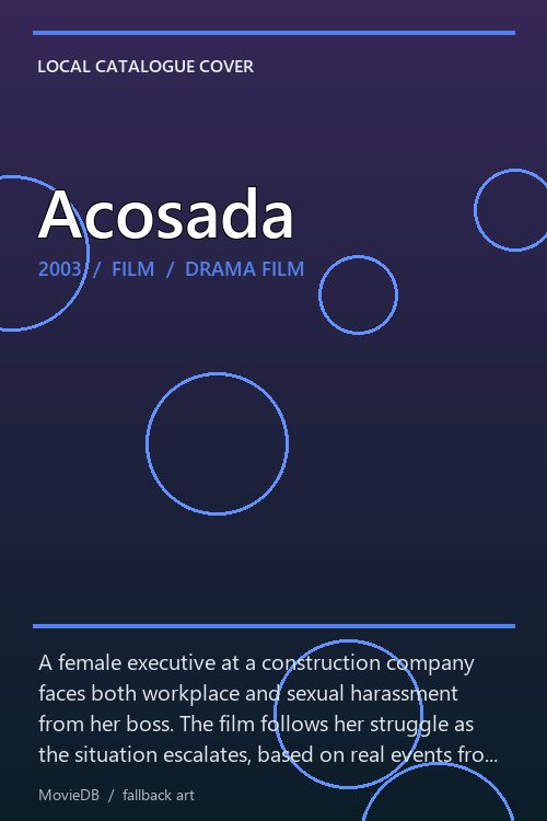 Acosada poster