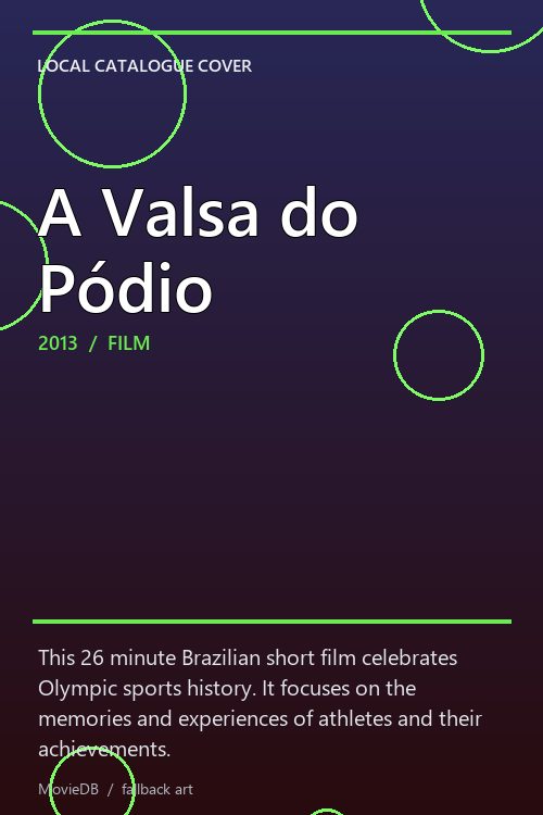 A Valsa do Pódio poster