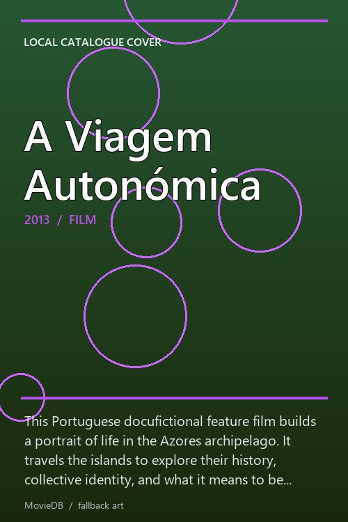 A Viagem Autonómica poster