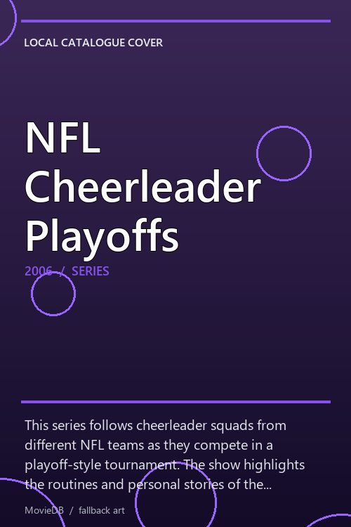 NFL Cheerleader Playoffs poster