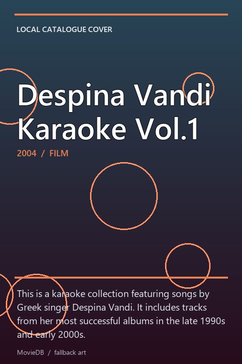Despina Vandi Karaoke Vol.1 poster