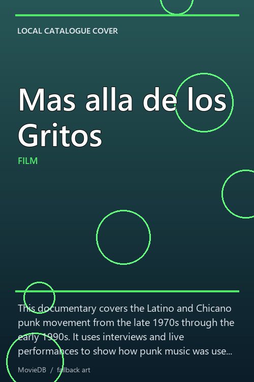 Mas alla de los Gritos poster