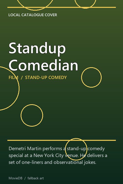 Standup Comedian poster