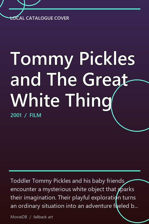 Tommy Pickles and The Great White Thing poster