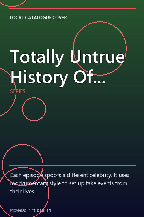 Totally Untrue History Of... poster