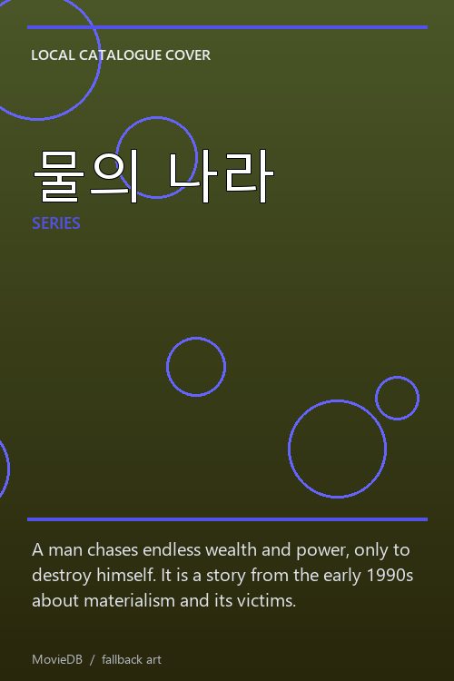 물의 나라 poster
