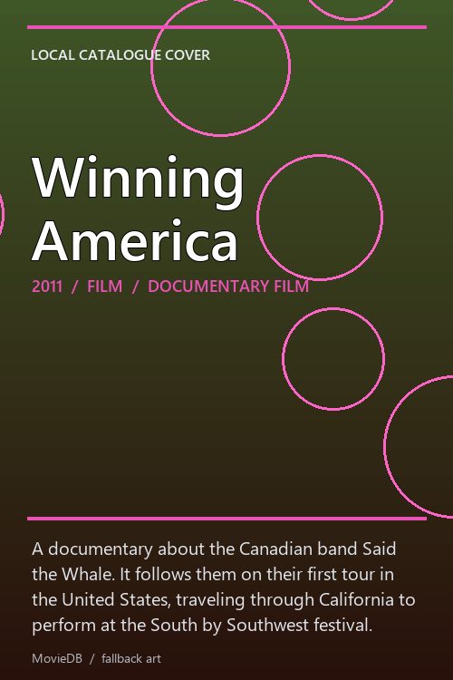 Winning America poster