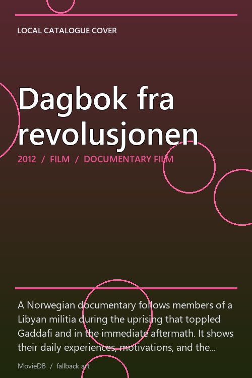 Dagbok fra revolusjonen poster