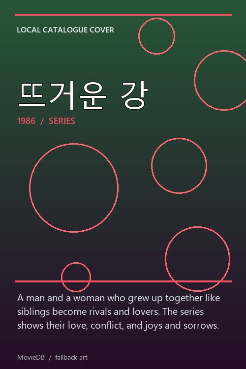뜨거운 강 poster