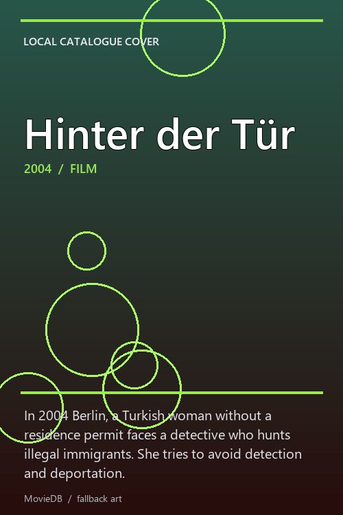 Hinter der Tür poster