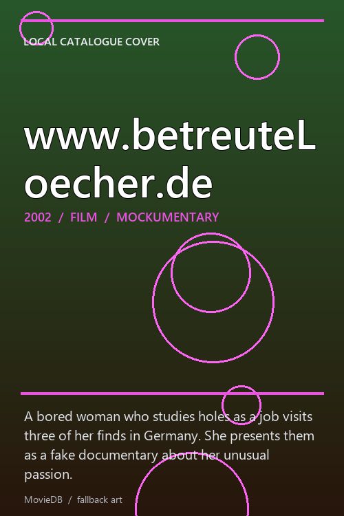 www.betreuteLoecher.de poster