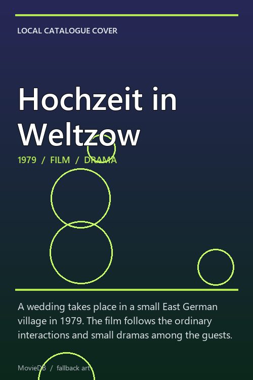 Hochzeit in Weltzow poster