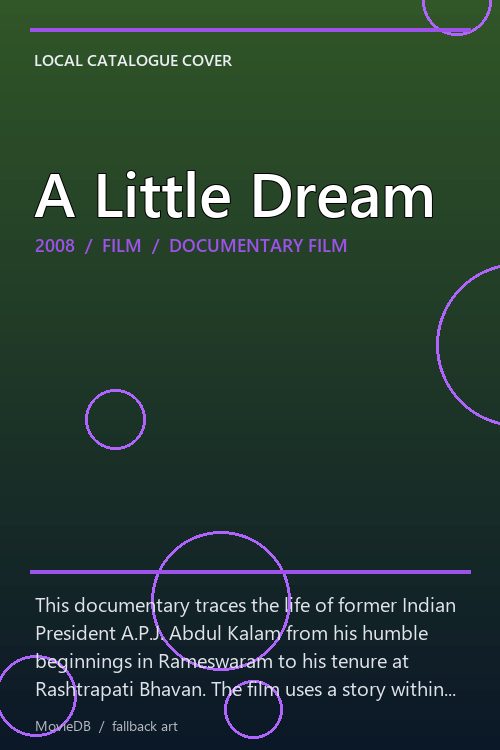 A Little Dream poster