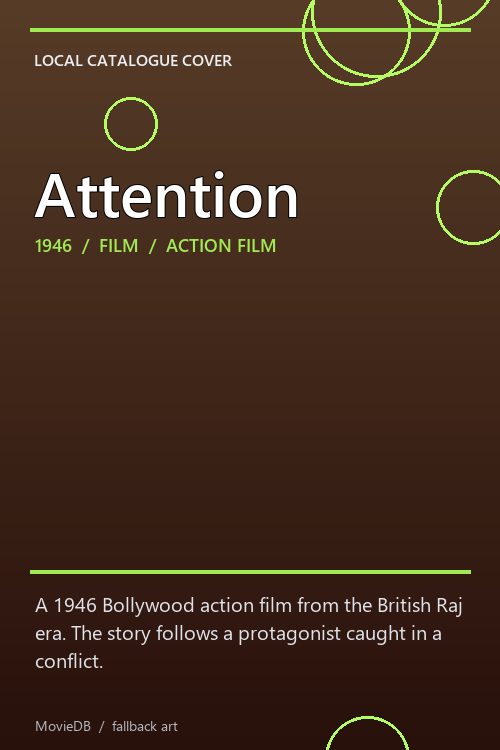 Attention poster