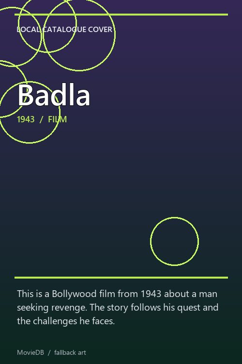 Badla poster
