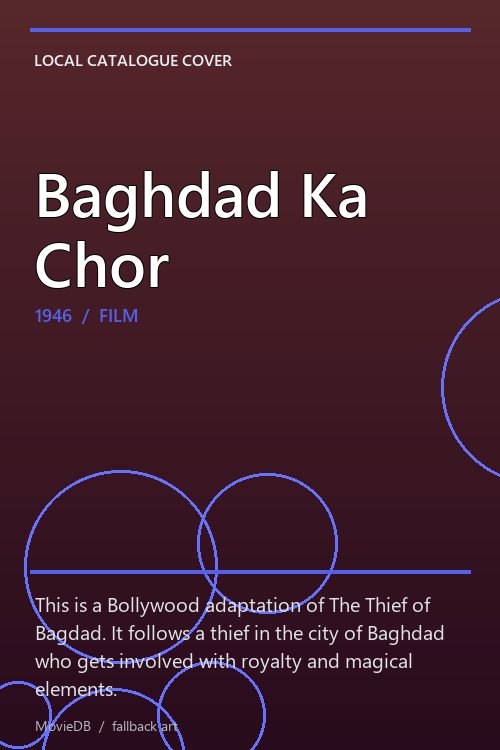 Baghdad Ka Chor poster