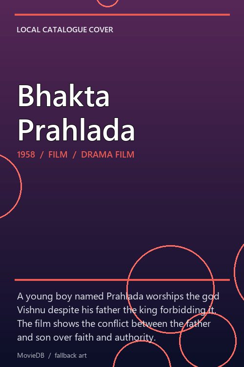 Bhakta Prahlada poster