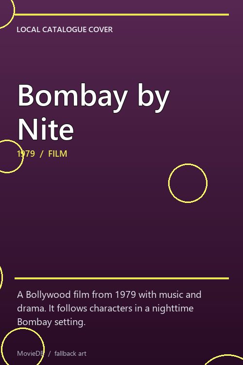 Bombay by Nite poster