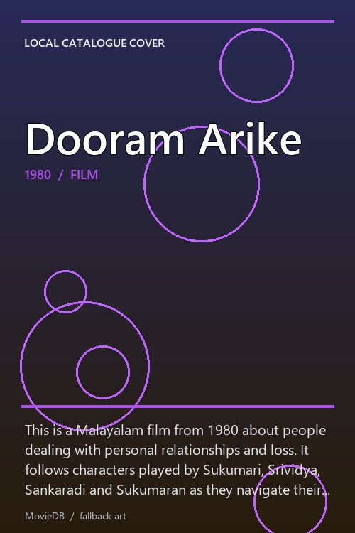 Dooram Arike poster