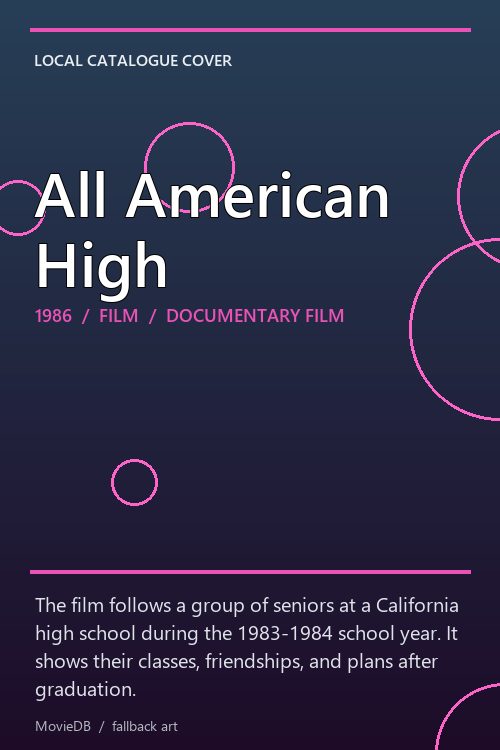 All American High poster