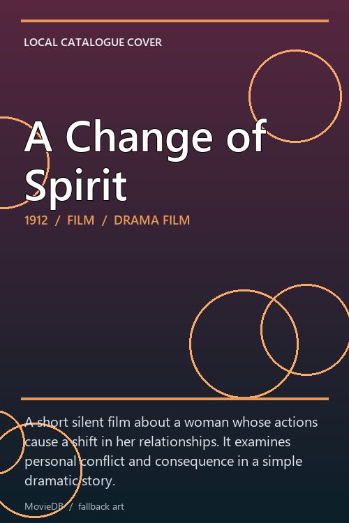 A Change of Spirit poster