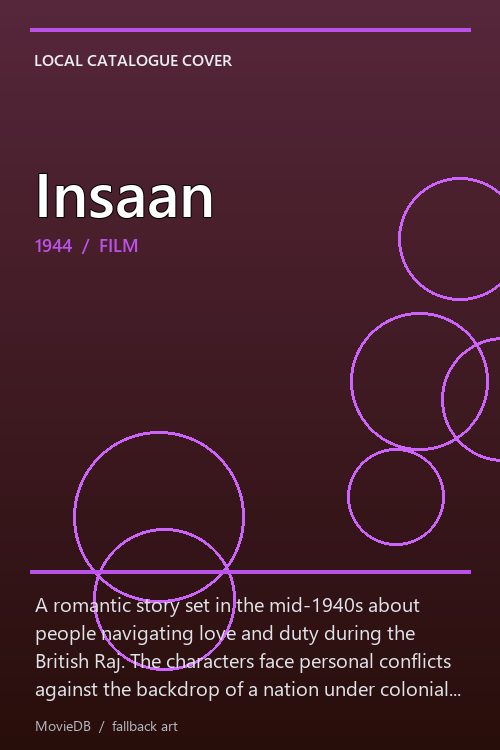 Insaan poster