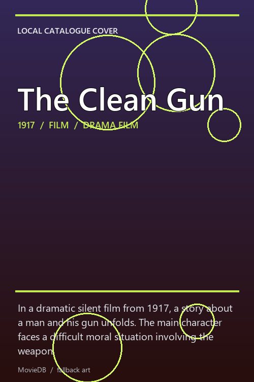 The Clean Gun poster