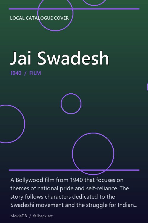 Jai Swadesh poster
