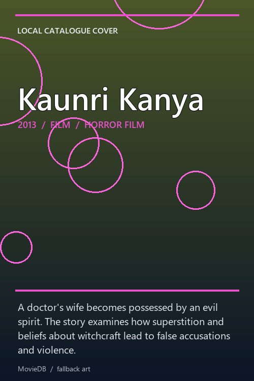 Kaunri Kanya poster