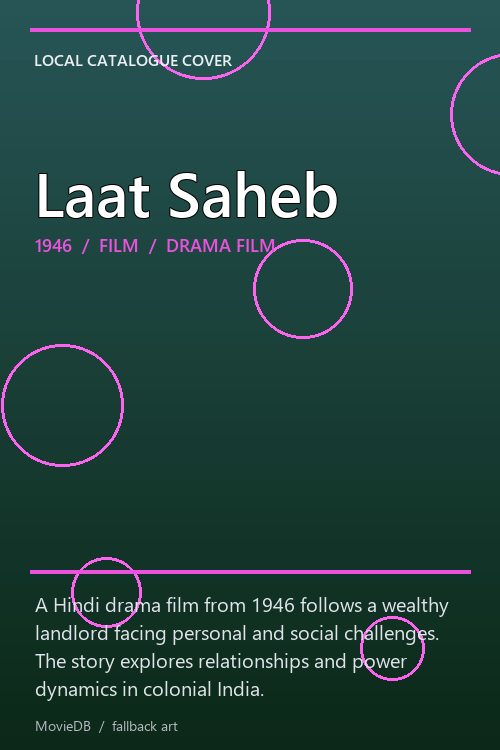 Laat Saheb poster