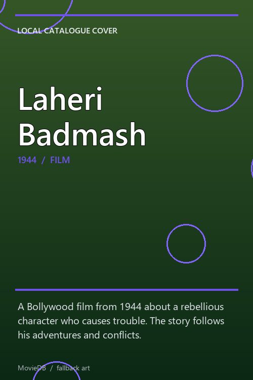 Laheri Badmash poster